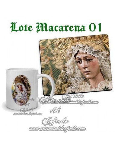 Lote de la virgen de la Esperanza Macarena de Sevilla