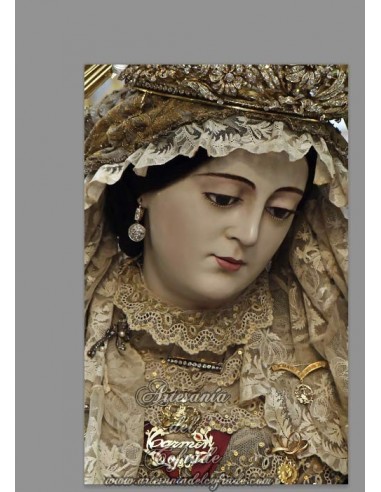 Se vende este azulejo rectangular de la Virgen del Carmen de Cádiz