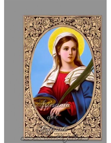 Azulejo de cerámica de Santa Lucía solo en venta en nuestra tienda de articulos religiosos