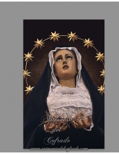 Azulejo rectangular de Nuestra Señora del Amor y Sacrificio de Jerez en venta en nuestra tienda cofrade