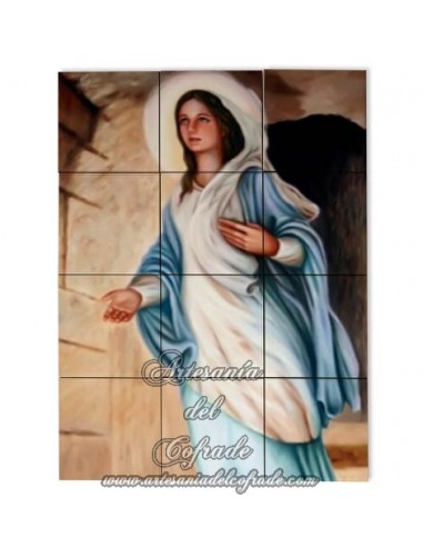 Retablo de 12 azulejos de la Virgen de Nazaret en venta en tu tienda web de confianza
