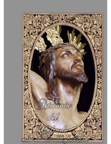 En venta cerámica del Cristo de la Expiración de Málaga, solo en venta en nuestra tienda de Semana Santa de Málaga