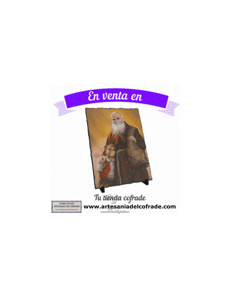 Pizarra rectangular de de Fray Leopoldo de Alpandeire solo en venta en nuestra tienda cofrade