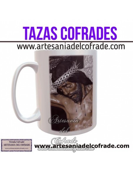 Taza Cofrade del Santísimo Cristo de San Agustín de Granada en venta en nuestra tienda de semana santa.