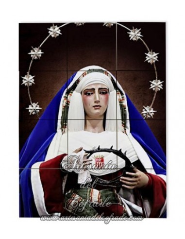 Retablo de 12 azulejos de de Nuestra Señora de las Mercedes de Sevilla (Santa Genoveva) en venta en tu tienda web de confianza