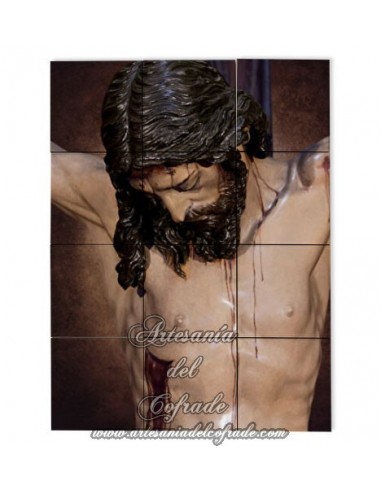 Retablo de 12 azulejos del Cristo de la Buena Muerte de Sevilla (Los Estudiantes) en venta en nuestra tienda cofrade