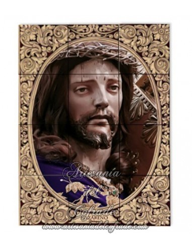 Retablo de 12 azulejos de Nuestro Padre Jesús Nazareno de Priego (Cordoba) en venta en nuestra tienda cofrade