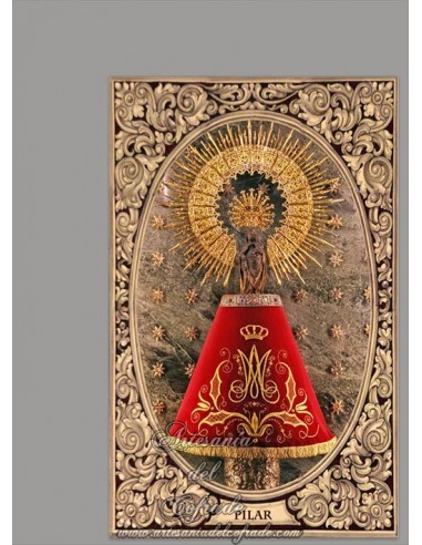 En venta esta baldosa de cerámica con Nuestra Señora del Pilar de Zaragoza - Tienda Religiosa