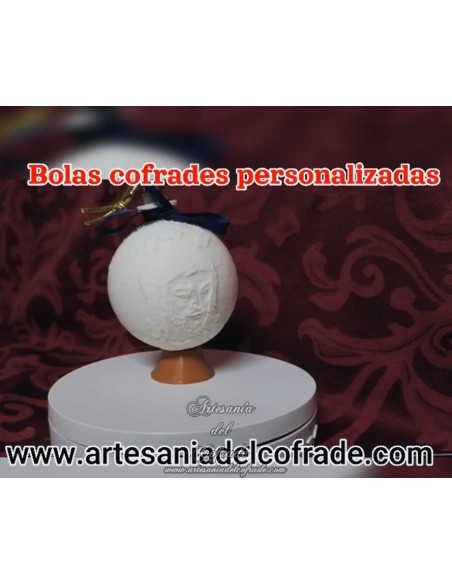 En venta bola Navidad en Litofania 3d con San Gonzalo de Sevilla solo en nuestra tienda cofrade