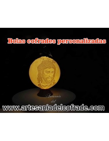 En venta bola Navidad en Litofania 3d con San Gonzalo de Sevilla solo en nuestra tienda cofrade