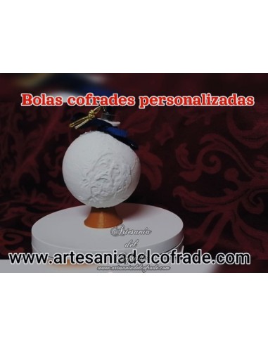 En venta bola Navidad en Litofania 3d con el cristo de las Penas de Triana solo en nuestra tienda cofrade