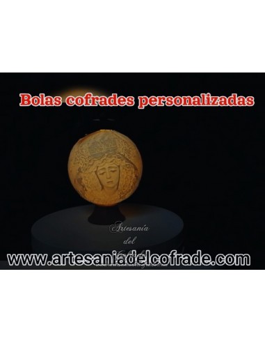 En venta bola Navidad en Litofania 3d con la Virgen de la Estrella de Triana solo en nuestra tienda cofrade