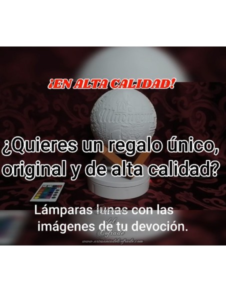 En venta esta lampara en Litofania 3d de la Virgen de la Esperanza y el cristo de la sentencia de Sevilla