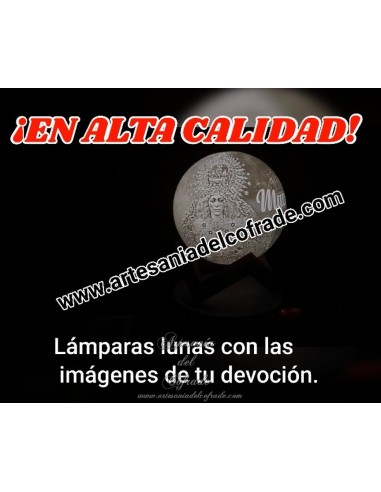 En venta esta lampara en Litofania 3d de la Virgen de la Esperanza y el cristo de la sentencia de Sevilla