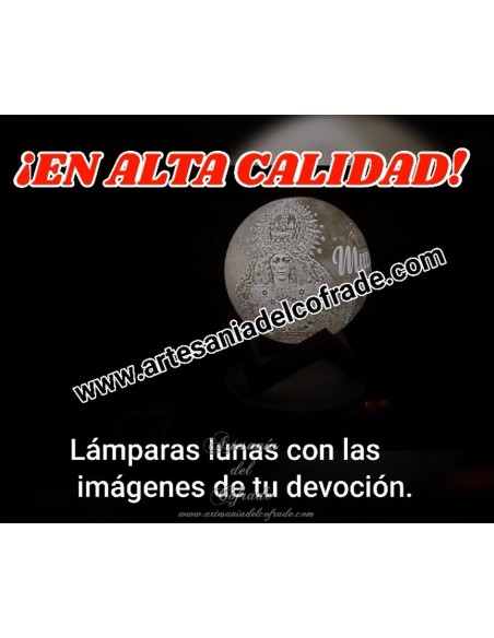 En venta esta lampara en Litofania 3d de la Virgen de la Esperanza y el cristo de la sentencia de Sevilla