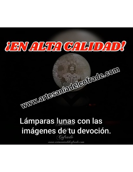 En venta esta lampara en Litofania 3d de la Virgen de la Esperanza y el cristo de la sentencia de Sevilla