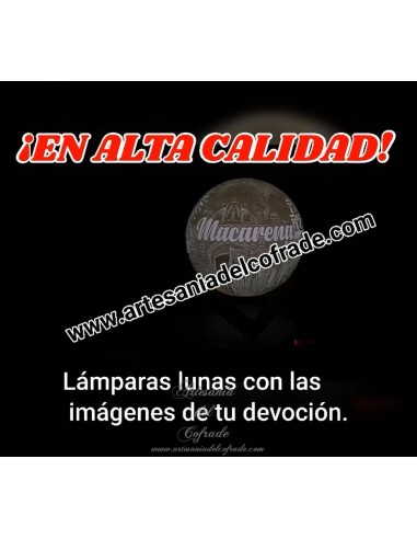 En venta esta lampara en Litofania 3d de la Virgen de la Esperanza y el cristo de la sentencia de Sevilla