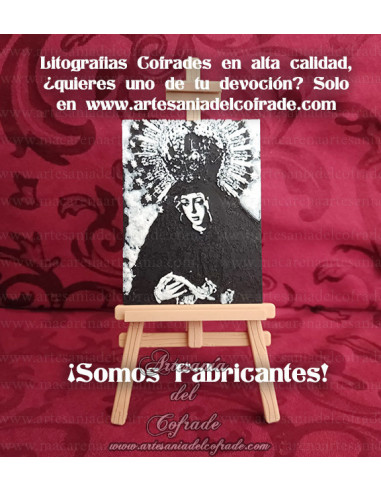 En venta Litografía 3d con la Virgen de la Esperanza Macarena de Sevilla solo en nuestra tienda cofrade