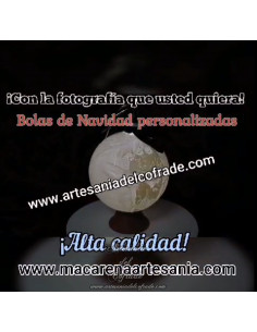 En venta bola Navidad en Litofania 3d con el cristo de la Salud (Carretería) solo en nuestra tienda cofrade 2