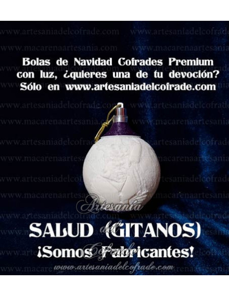 En venta bola Navidad Premium de Nuestro Padre Jesús de la Salud de Sevilla (Los Gitanos), solo en nuestra tienda cofrade