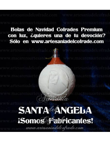 En venta bola Navidad Premium de Santa Ángela de la Cruz, solo en nuestra tienda cofrade