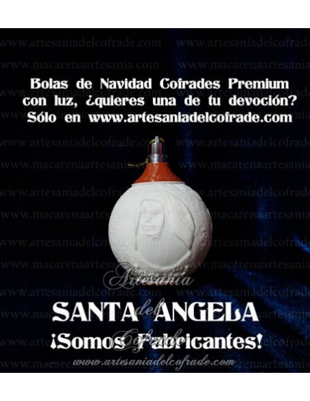 En venta bola Navidad Premium de Santa Ángela de la Cruz, solo en nuestra tienda cofrade