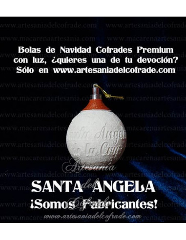 En venta bola Navidad Premium de Santa Ángela de la Cruz, solo en nuestra tienda cofrade