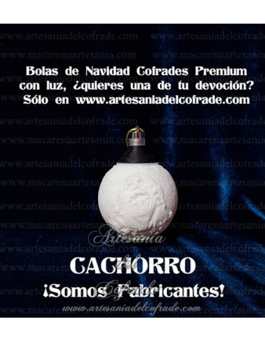 En venta bola Navidad Premium del Cristo de la Expiración (Cachorro de Sevilla), solo en nuestra tienda cofrade