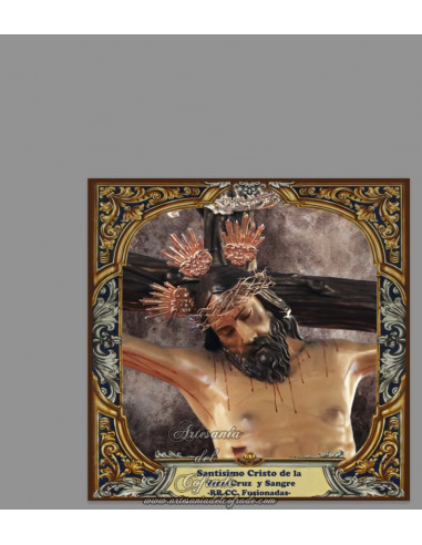 Precioso azulejo del Santísimo Cristo de la Vera Cruz y Sangre de Málaga. Solo en nuestra tienda cofrade.