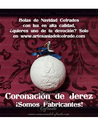 En venta bola Navidad en Litofania 3d de Coronación de Espinas de Jerez solo en nuestra tienda cofrade