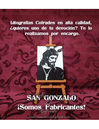 En venta Litografía 3d con el Cristo de San Gonzalo de Sevilla solo en nuestra tienda cofrade