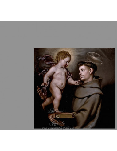 Cerámica cuadrada de San Antonio de Padua