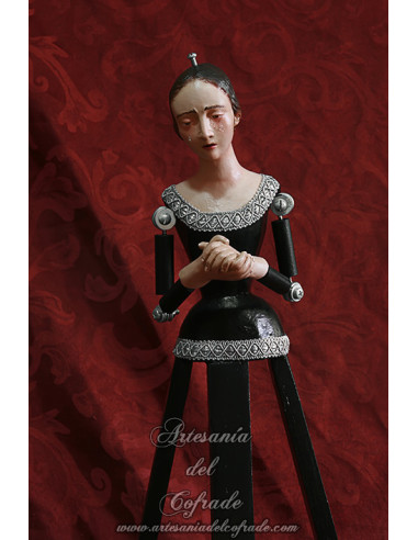 Virgen para vestir económica de 45 cm