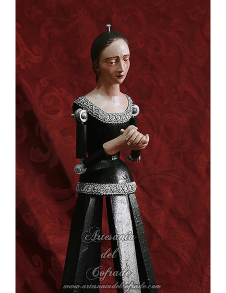 Virgen para vestir económica de 45 cm