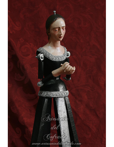 Virgen para vestir económica de 45 cm