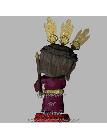 ✨ Miniatura policromada del Cristo de la Salud de los Gitanos – Calidad de Artesanía del Cofrade