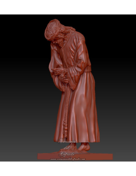 Figura 3D de Jesús de la Pasión con corona de espinas Sevilla
