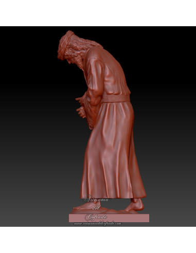 Figura devocional de Jesús de la Pasión impresa en resina ABS Like