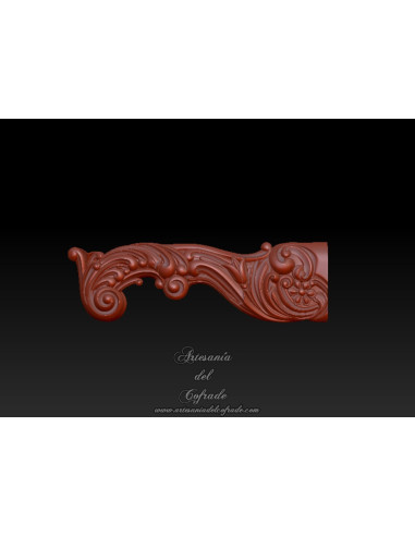 Manigueta para pasos y maquetas cofrades en resina profesional