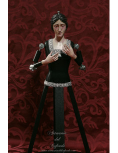 Virgen de vestir 45 cm modelo S07b vista frontal 2