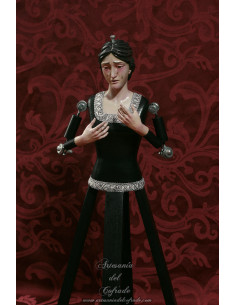 Virgen de vestir 45 cm modelo S07b vista frontal