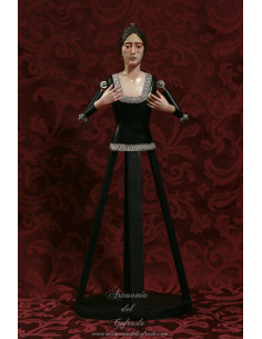 Virgen de vestir 55 cm Mod. S04F de Artesanía del Cofrade, vista frontal completa