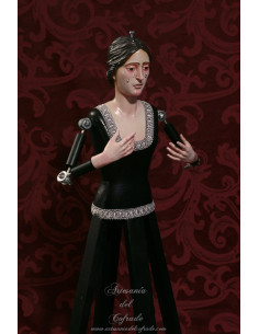 Virgen de vestir 55 cm Mod. S04F de Artesanía del Cofrade, vista frontal completa 2