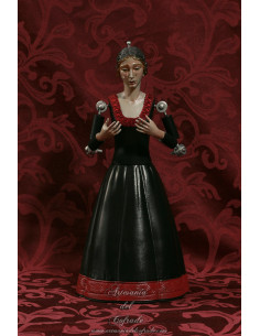 Virgen de vestir 35 cm Mod. S03B – vista frontal completa