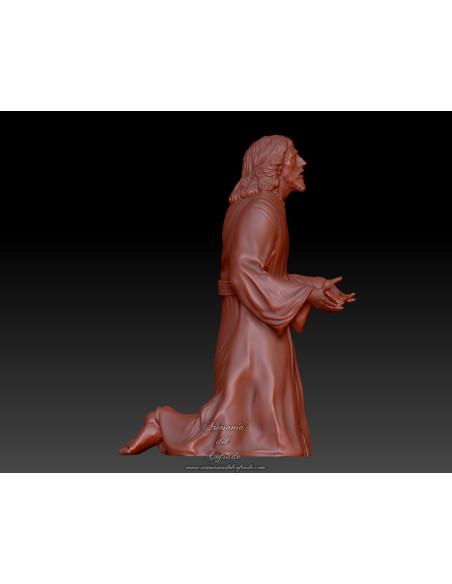 Figura 3D cofrade en resina ABS Like para diorama y vitrina (Monte-Sión)