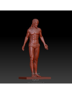 Jesús Despojado policromado y terminado listo para vestir (talla completa) 2