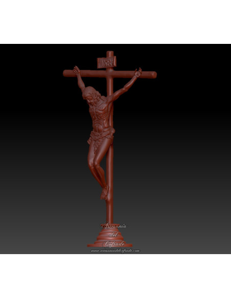 Figura cofrade 3D del Cristo de la Buena Muerte de Málaga