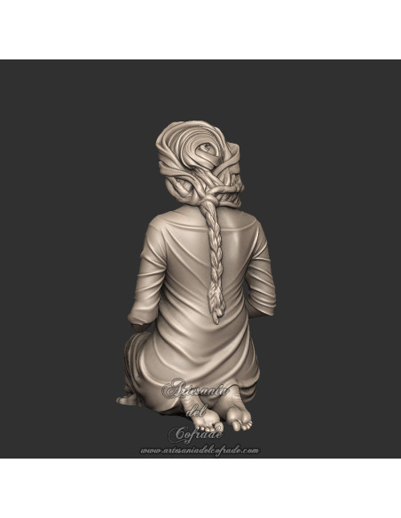 Figura de Virgen embarazada para pintar en 10 16 y 20 cm