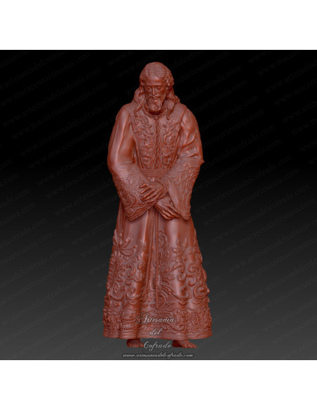 Figura 3D para pintar inspirada en Jesús del Silencio de la Amargura de Sevilla