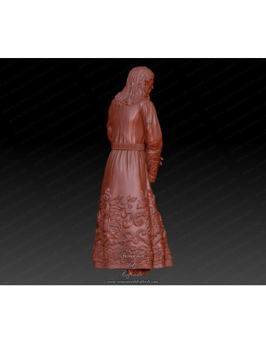 Jesús del Silencio en miniatura 3D para colección cofrade